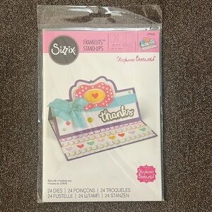 Sizzix Framelits Stand-Ups Stephanie Bernard Card Lively 659645 NWT